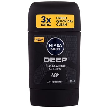 Men Deep Black Carbon Antiperspirant - Tuhý antiperspirant
